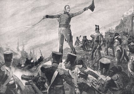 General Crawford Giving The Word Of Command — Richard Caton Woodville