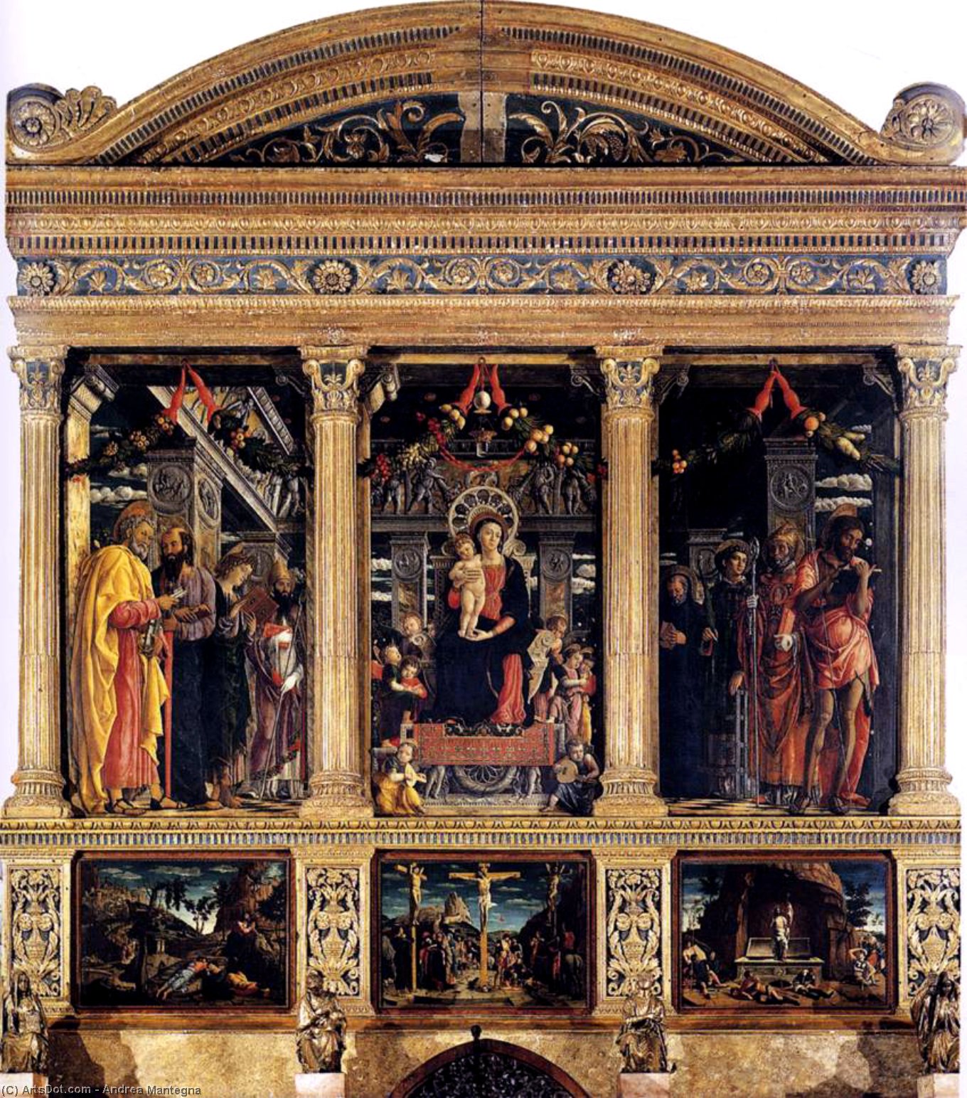 The San Zeno Polyptych — Andrea Mantegna
