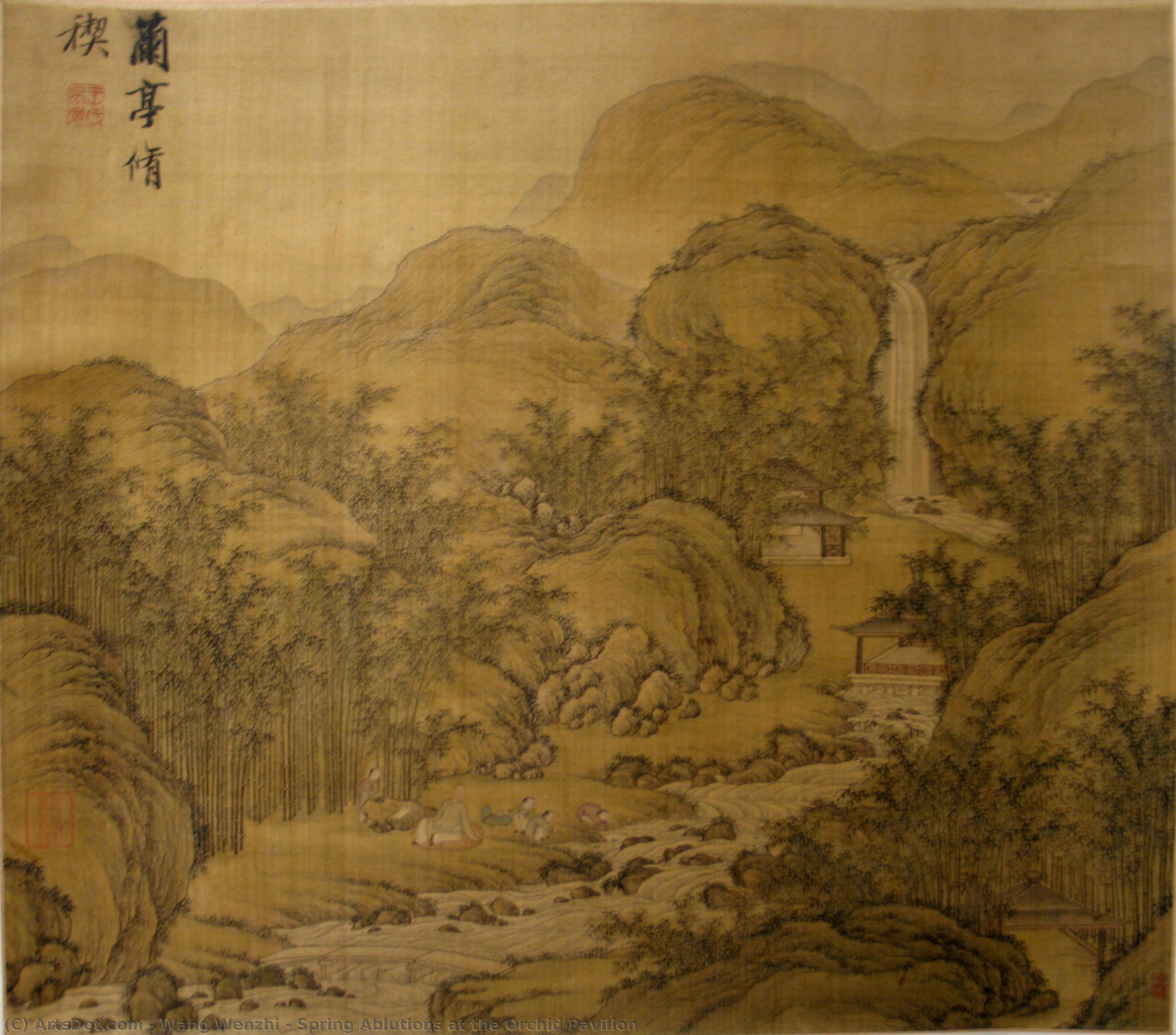 Spring Ablutions At The Orchid Pavilion — Wang Wenzhi