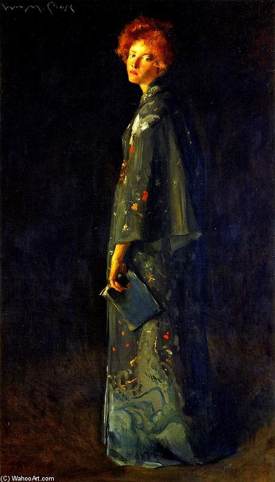 Girl With A Book (also Known As A Girl) — William Merritt Chase