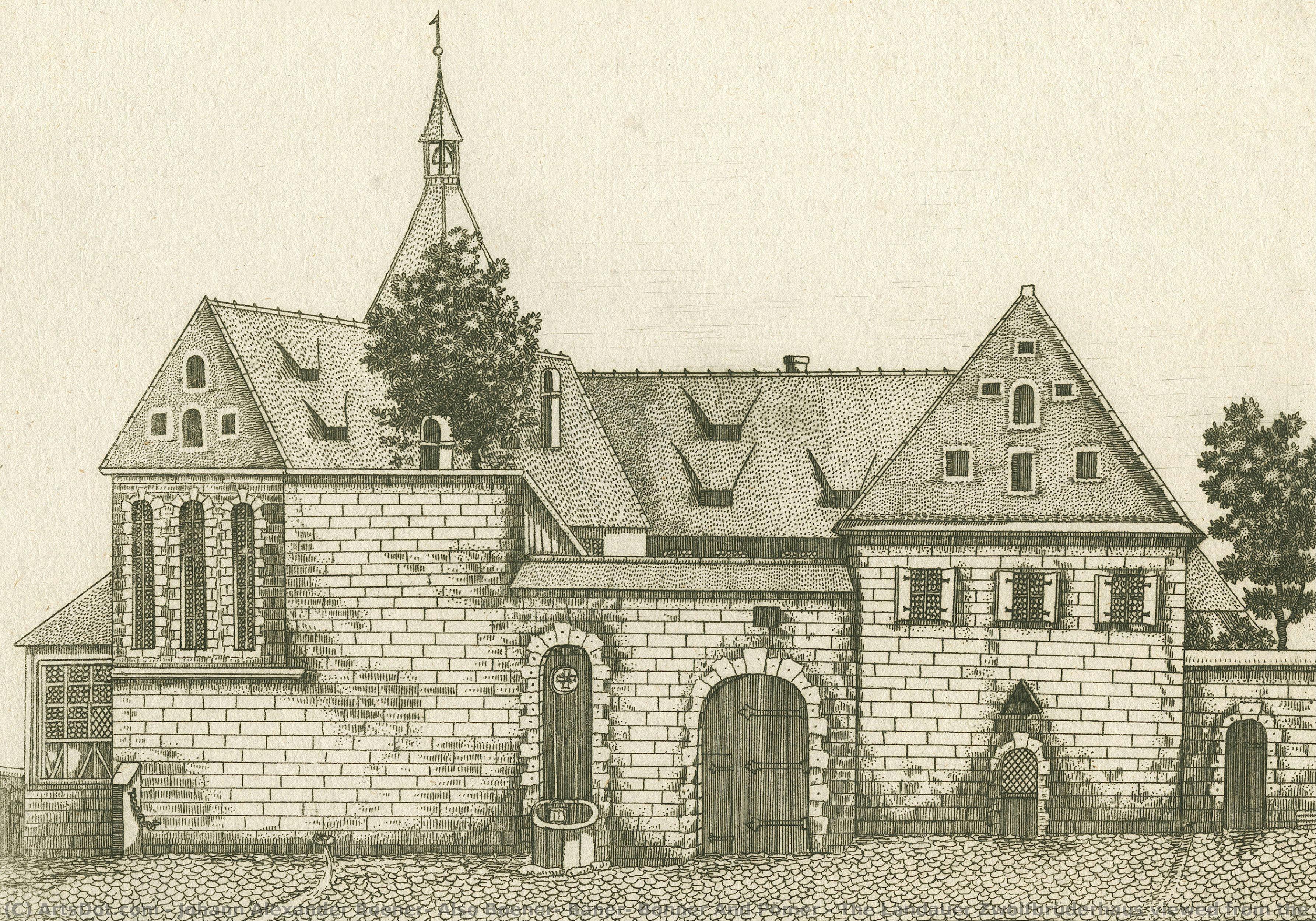 The Landauer Zwölfbrüderhaus Viewed From The East — Johann Alexander Boener, Also Boener, Bäner, Bönner And Pömer