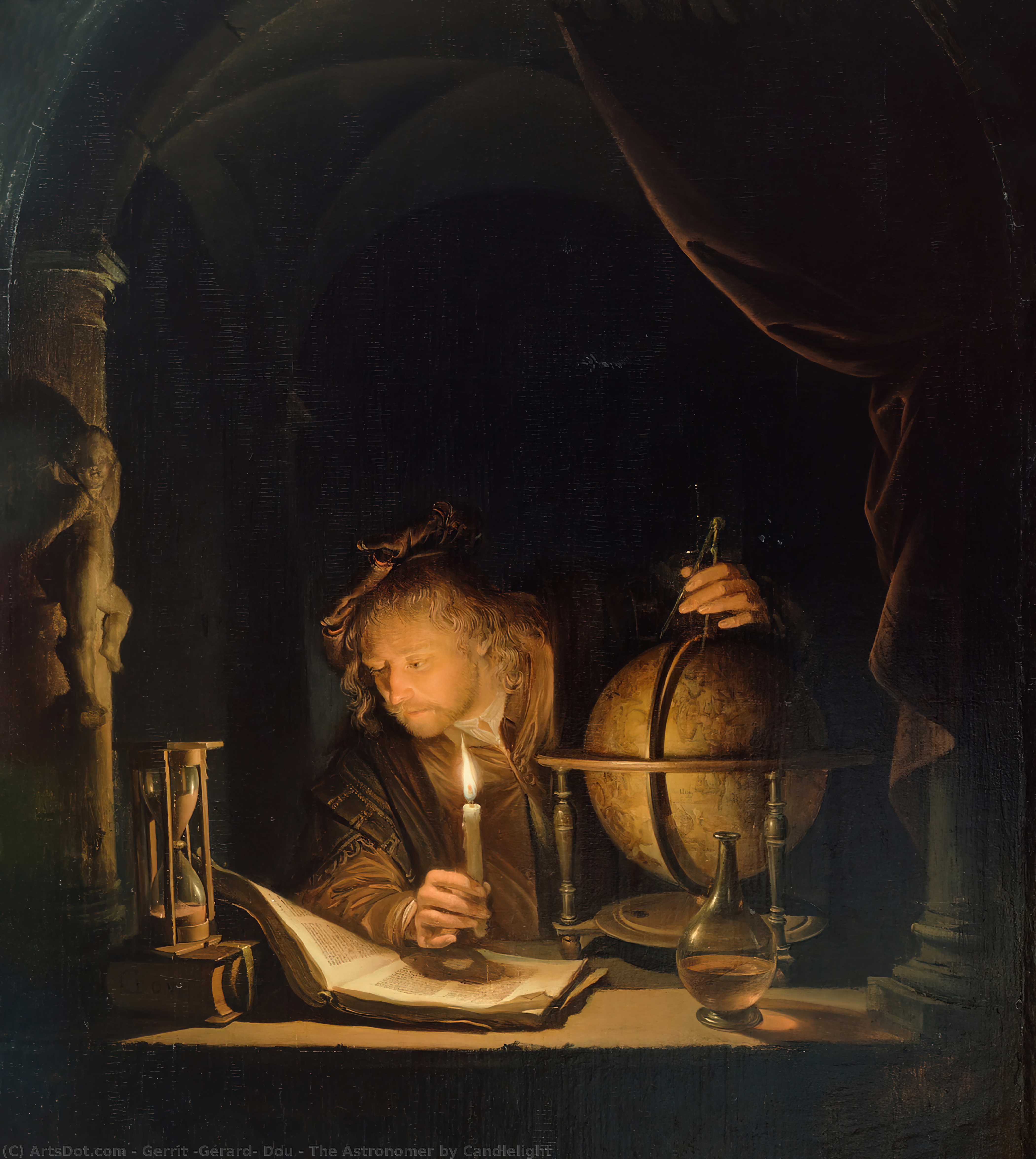 The Astronomer By Candlelight — Gerrit Dou