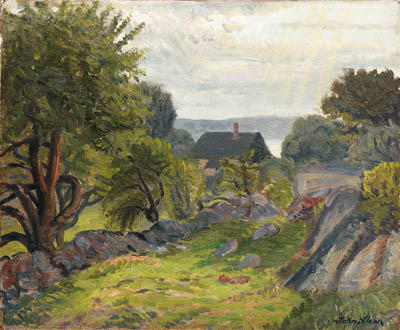 Orchard Wall — John French Sloan