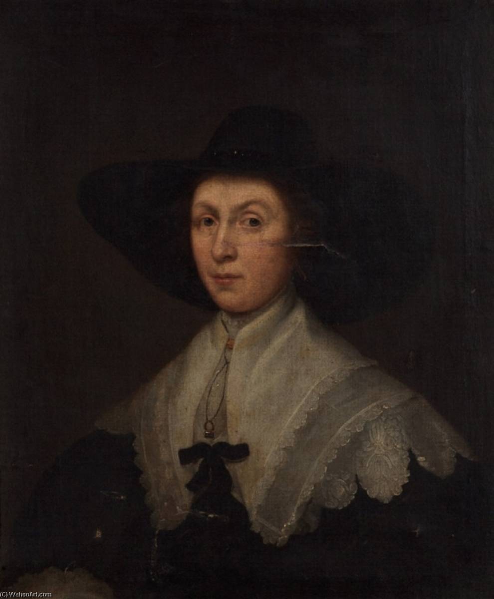 Portrait Of An Unknown Lady In Black — Hendrick Cornelisz Van Vliet