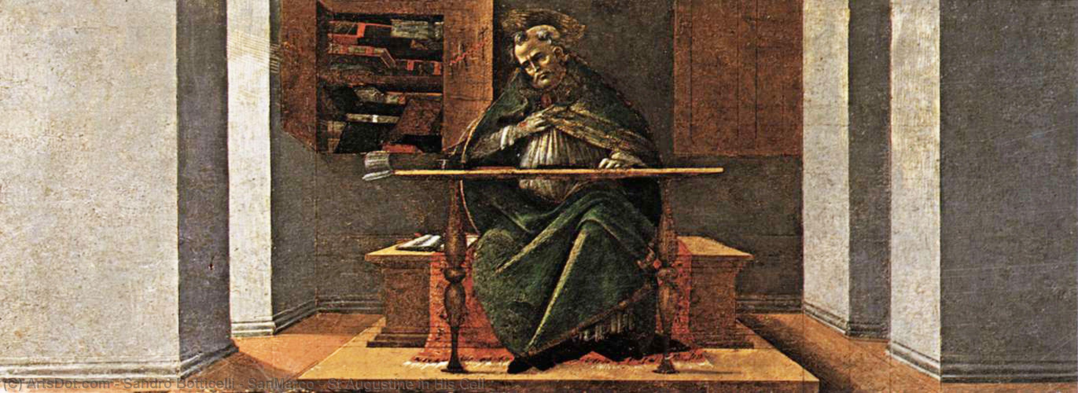 Sanmarco - Der Heilige Augustinus In Seiner Zelle — Sandro Botticelli