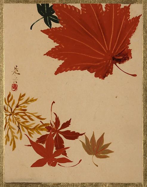 Maple Leaves — Shibata Zeshin
