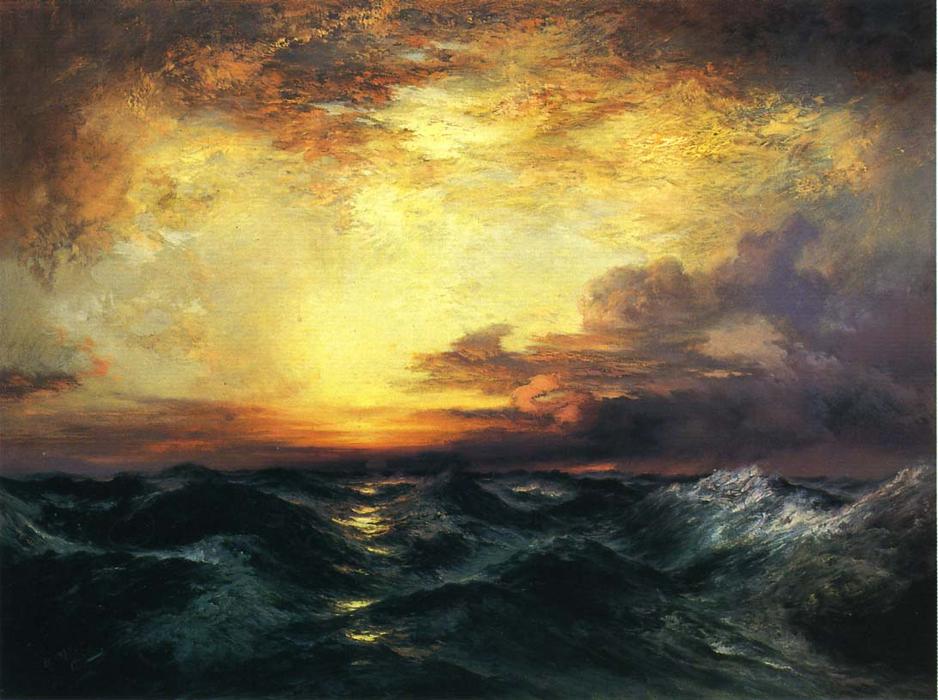 Pacific Sunset — Thomas Moran