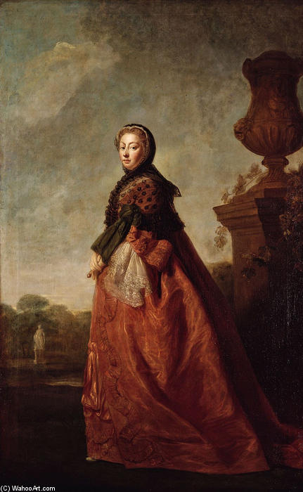 Portrait Of Augusta Of Saxe Gotha, Princess Of Wales — Allen Ramsay