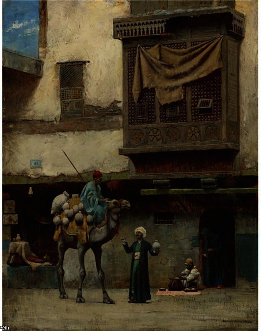 The Pottery Seller In Old City Cairo — Charles Sprague Pearce