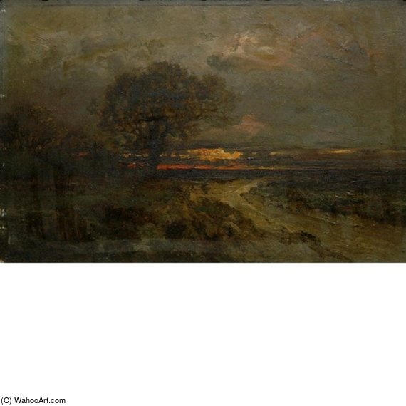 Sunset Landscape — Alexandre Rene Veron