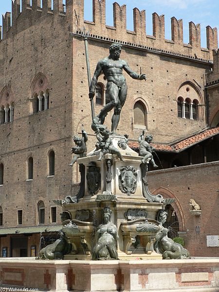 Giambologna's Neptune Fountain — Tommaso Laureti Siciliano