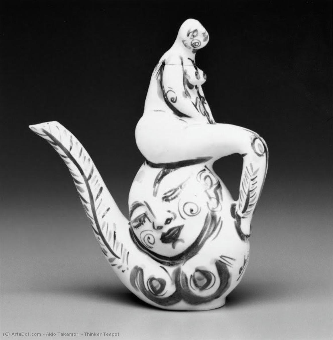 Thinker Teapot — Akio Takamori