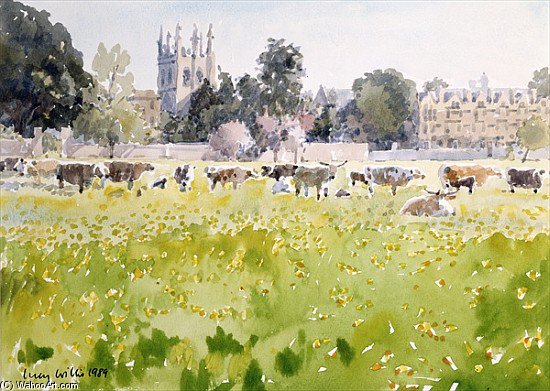 Looking Across Christ Church Meadows — Lucy Willis