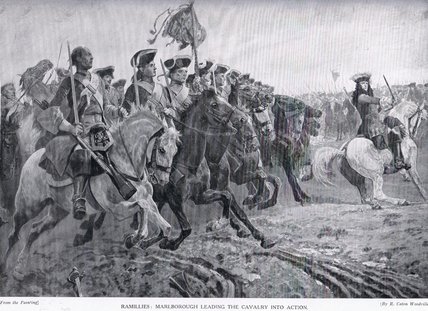 Marlborough Leading The Cavalry — Richard Caton Woodville