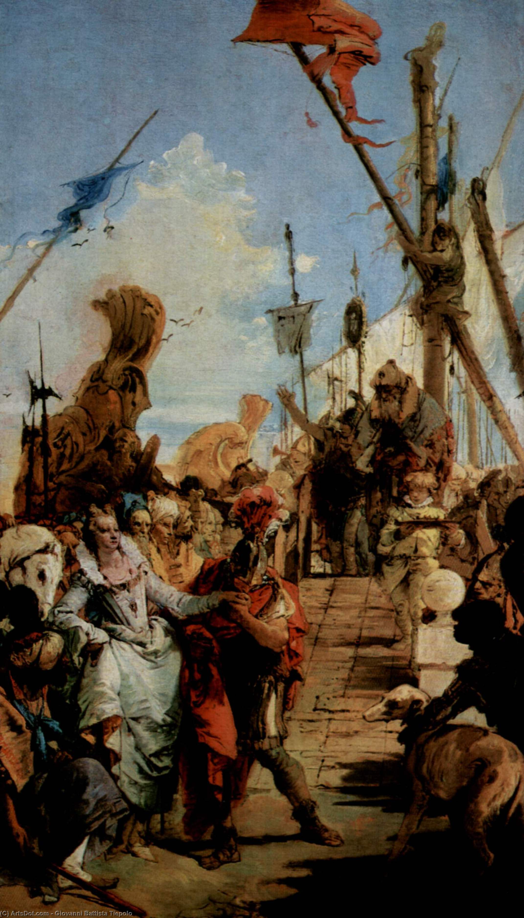 Meeting Of Marc Anthony And Cleopatra — Giambattista Tiepolo
