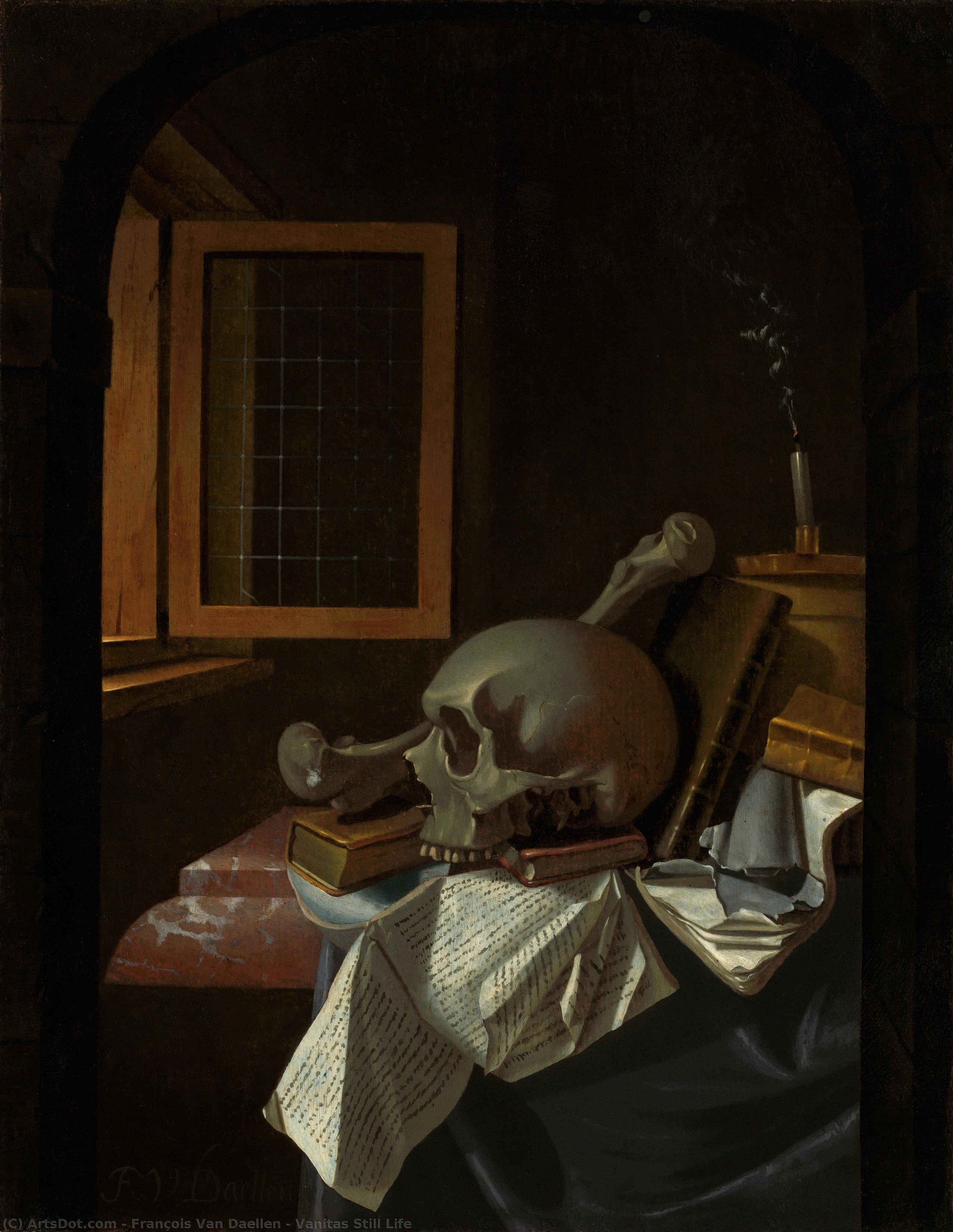 Vanitas Still Life — Francois Van Daellen