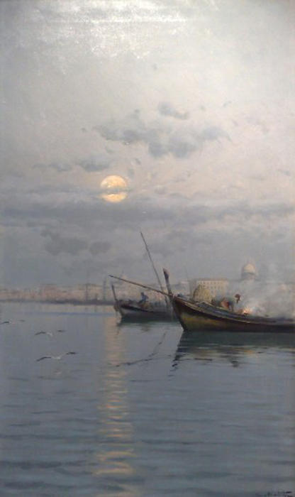 Marina Al Anochecer — Segundo Matilla Marina
