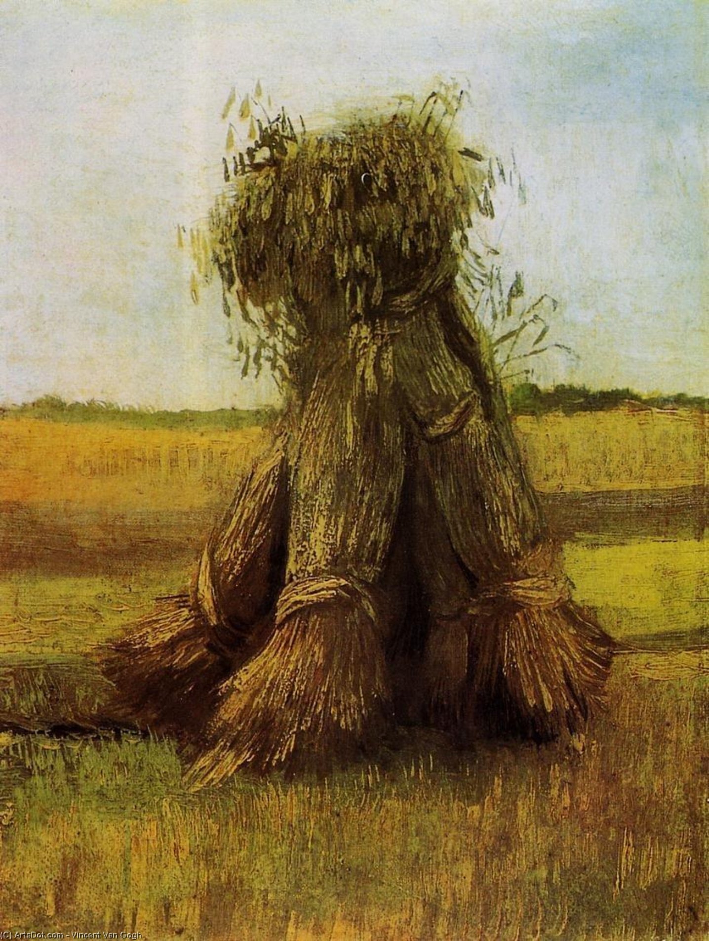 Los Haces De Trigo En El Campo — Vincent Willem Van Gogh