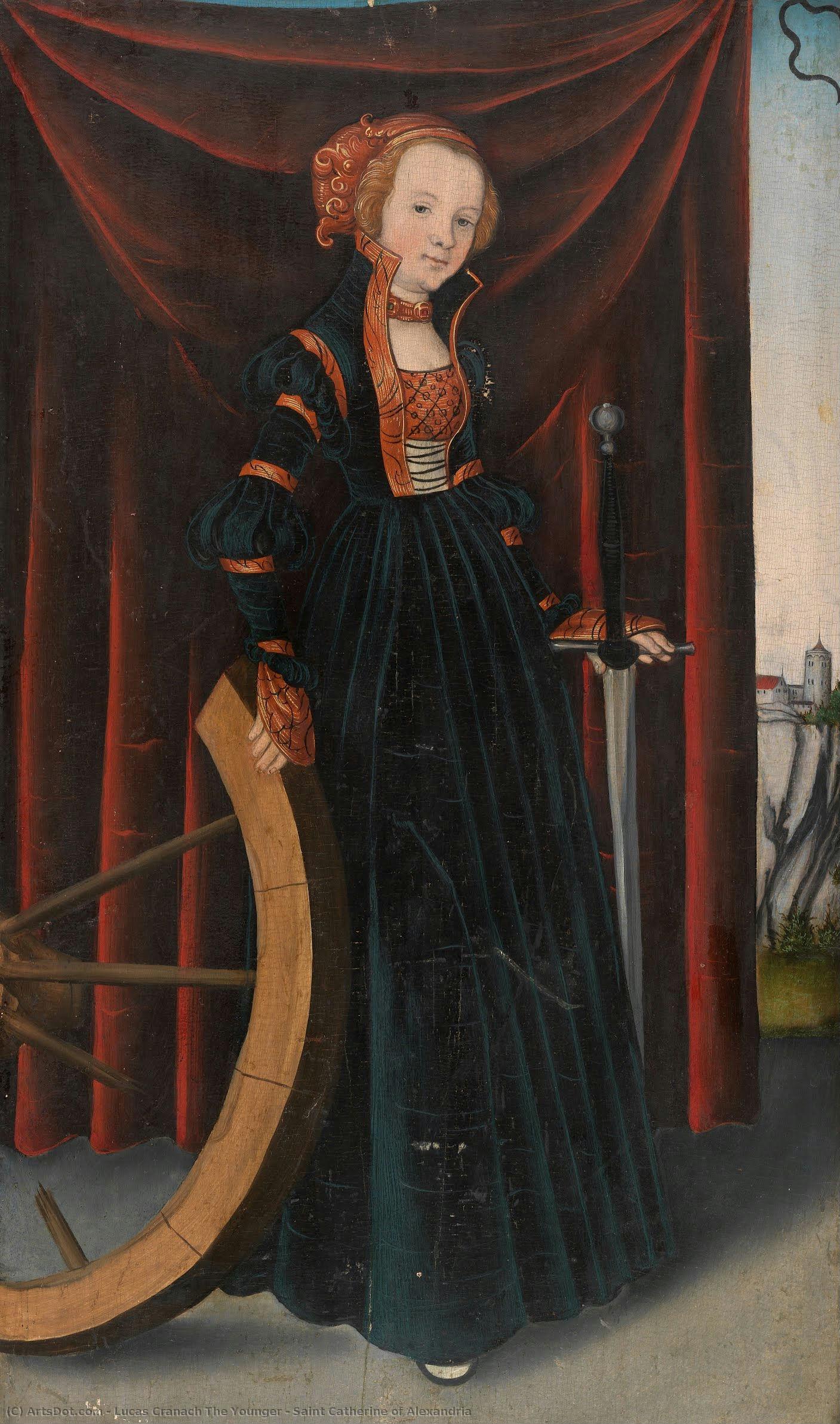 Saint Catherine Of Alexandria — Lucas Cranach Der Jüngere
