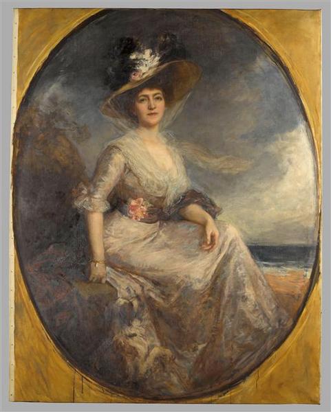 Madame Adolphe Salles, Nee Claire Eiffel, Fille De Gustave Eiffel — Jacques-ferdinand Humbert