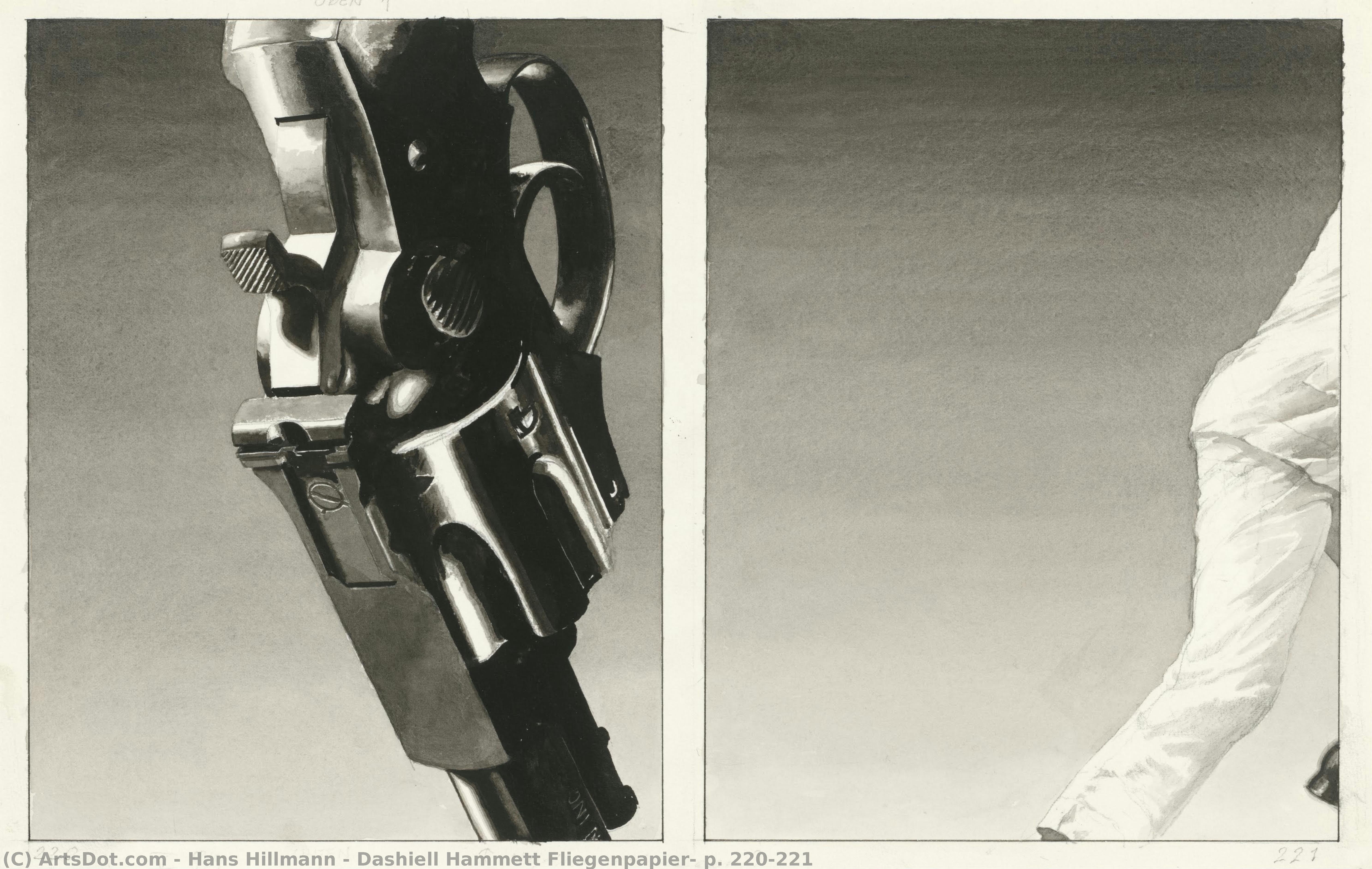 Dashiell Hammett Fliegenpapier, P. 220-221 — Hans Hillmann