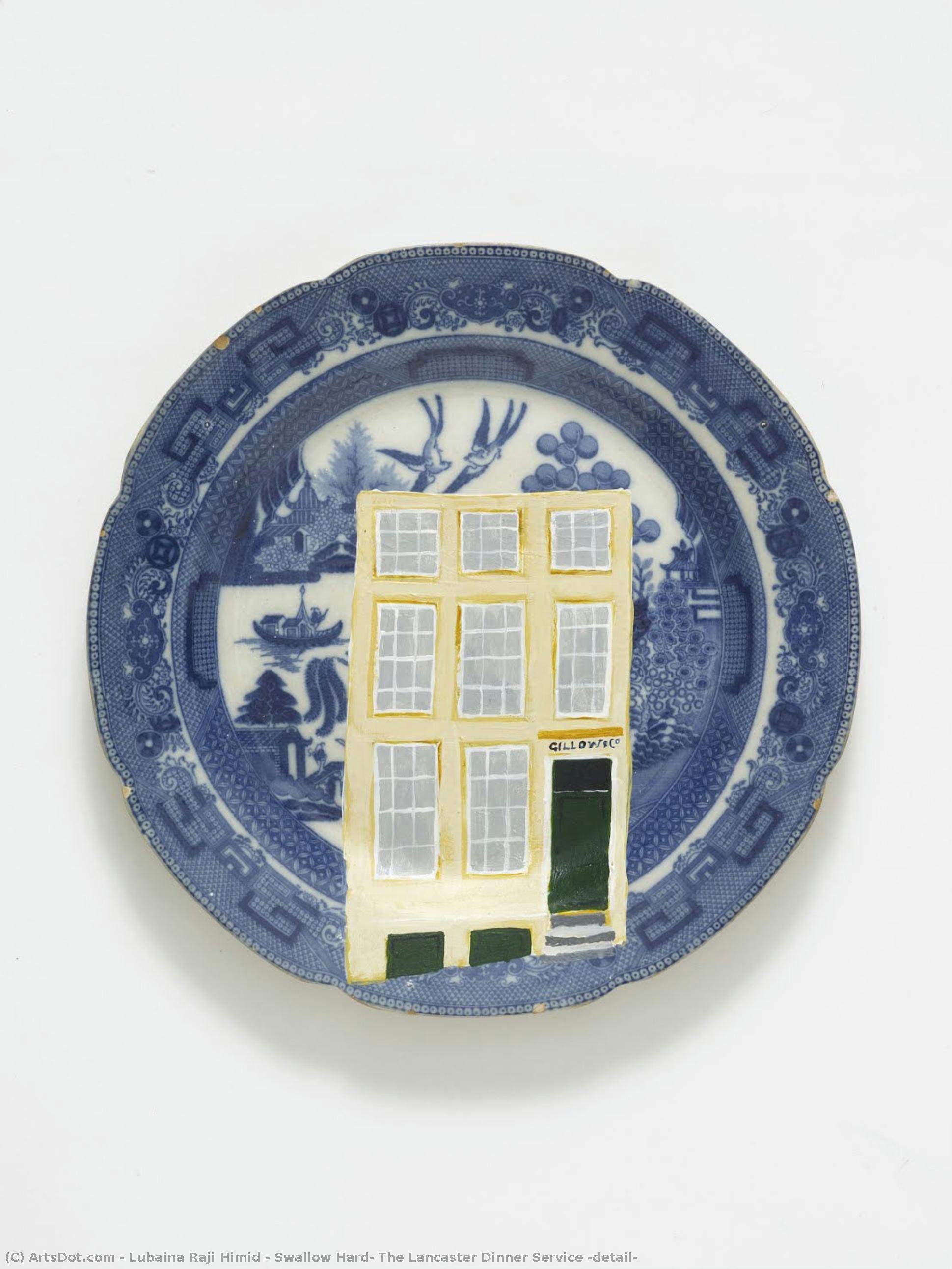 Swallow Hard: The Lancaster Dinner Service (detail) — Lubaina Raji Himid