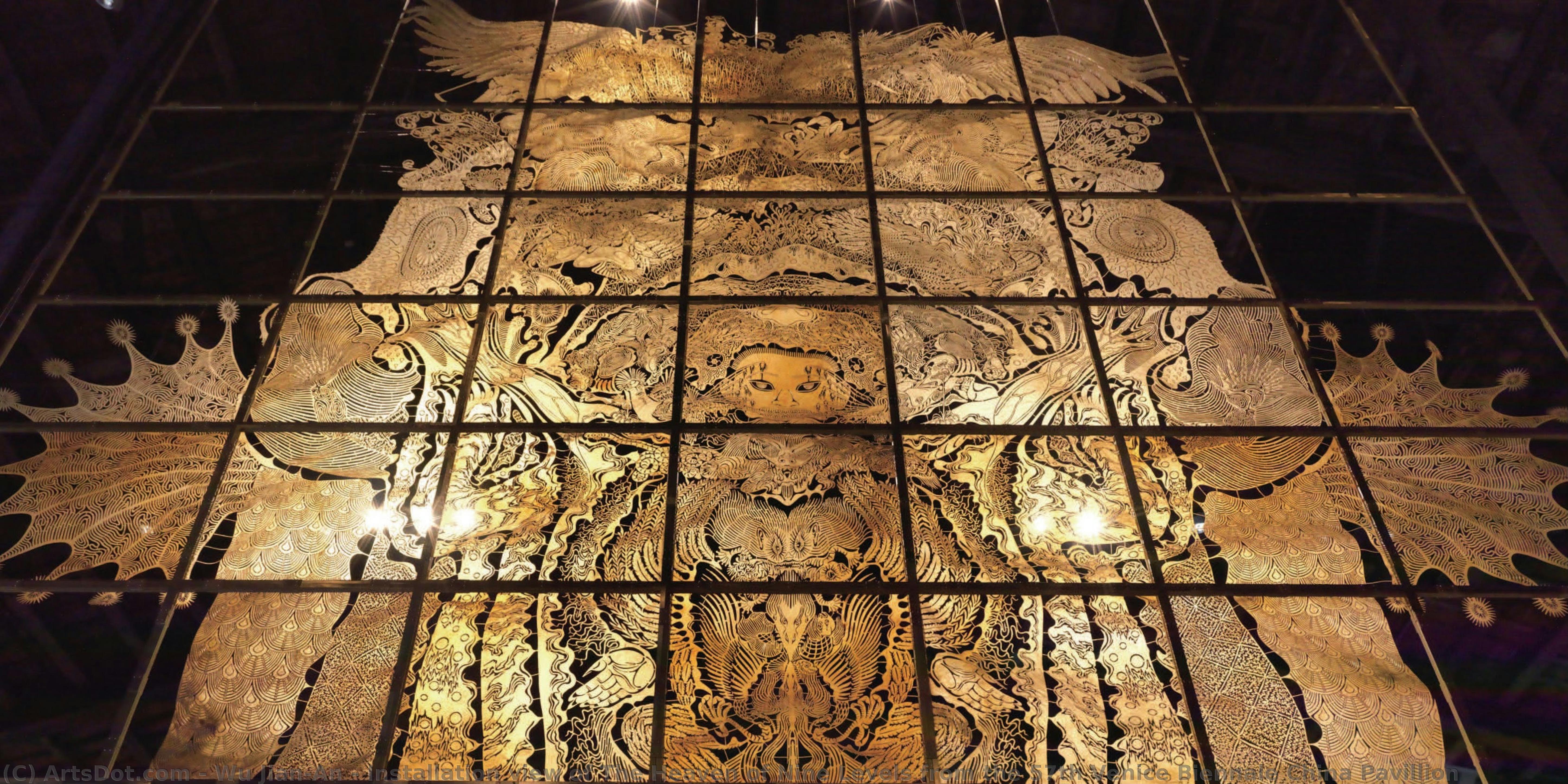 Installation View Of The Heaven Of Nine Levels From The 57th Venice Biennale China Pavillion — Wu Jian’an