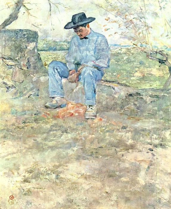 Young Routy At Celeyran — Henri De Toulouse-lautrec