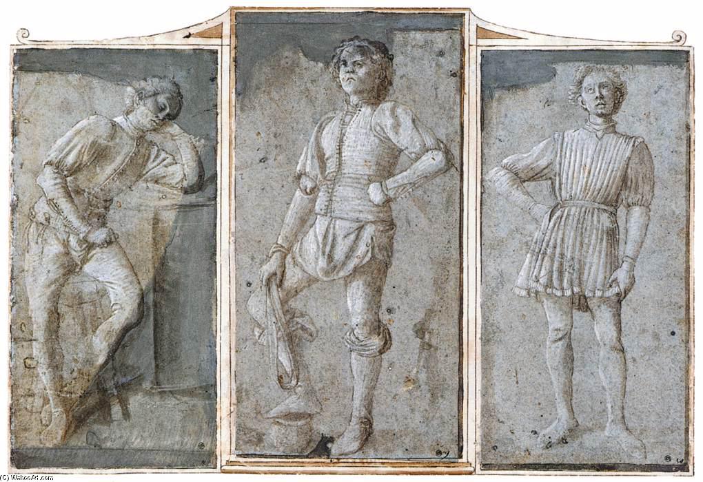 Study Of David And Two Figures — Fra Carnevale