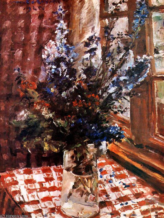 Larkspur Sun — Lovis Corinth
