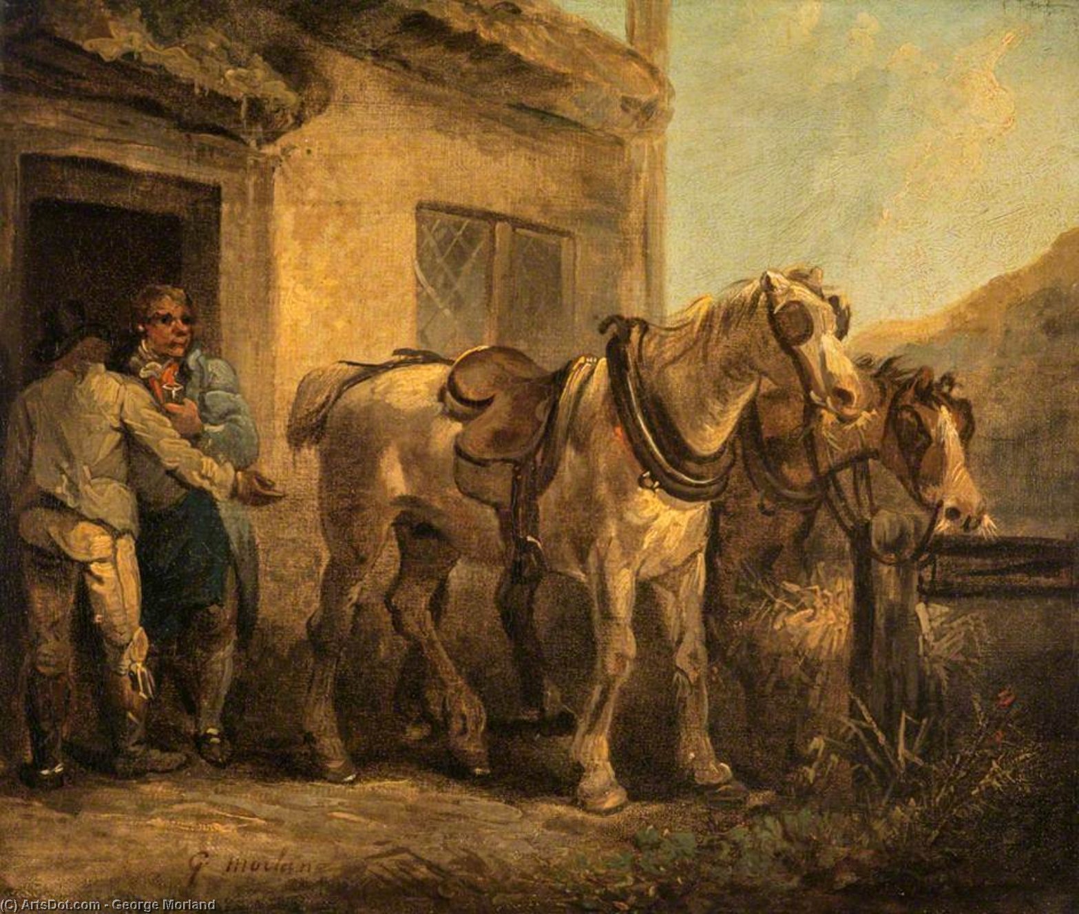 The Stable Door — George Morland