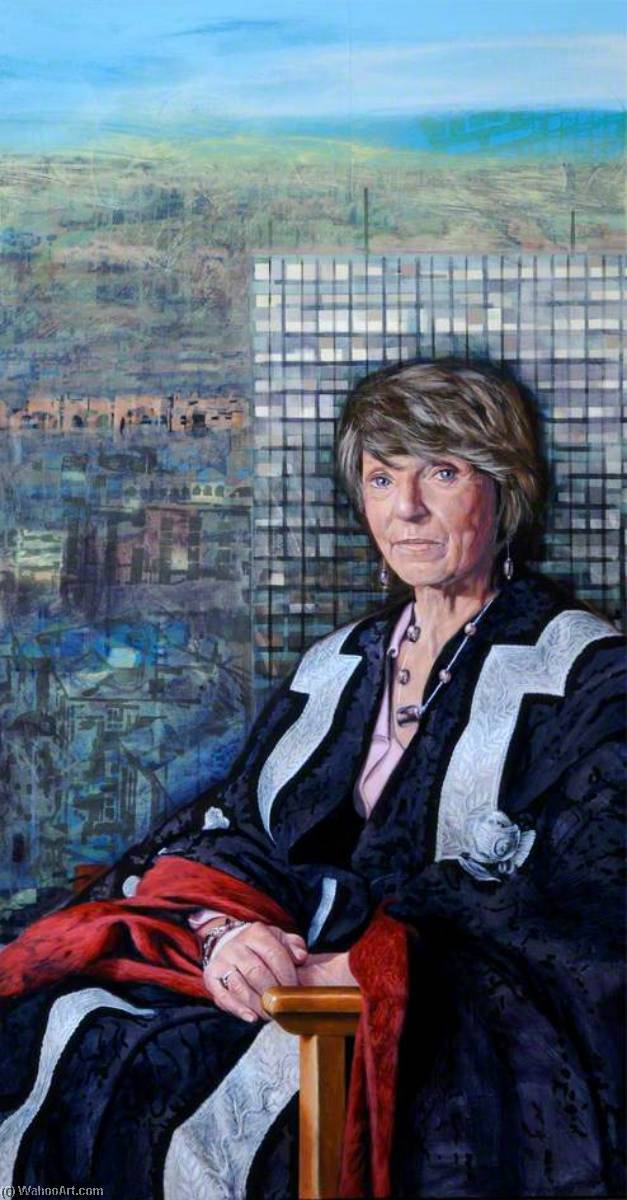 Professor Diana Green, Cbe, Vice Chancellor Of Sheffield Hallam University (1998–2007) (triptych, Right Wing) — Tom Wood