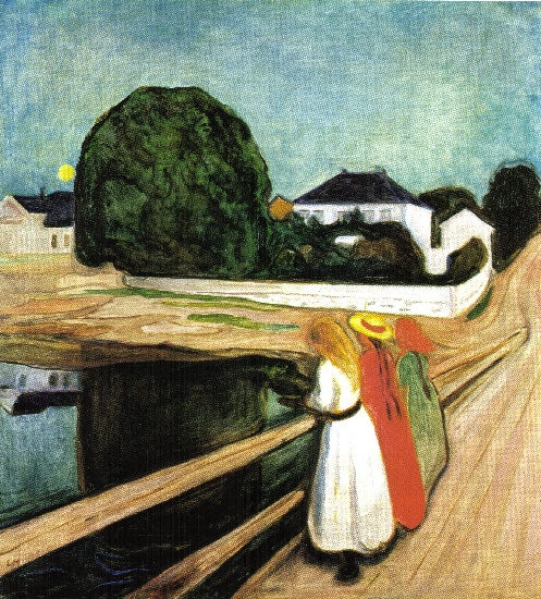 Girls On The Pier — Эдвард Мунк