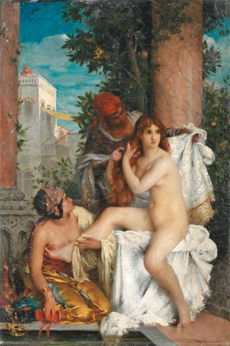 Français La Toilette De La Favorite — Gabriel Ferrier
