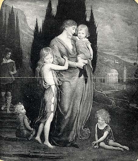 Mother And Children, (painting) — George De Forest Brush
