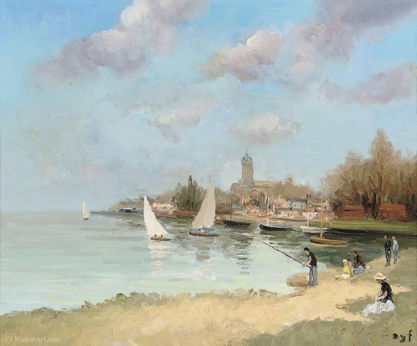 Countryside Of Maussane, (1974) — Marcel Dyf