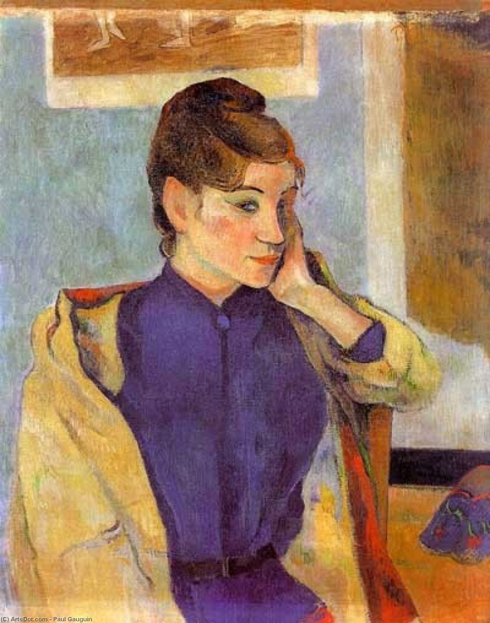 Porträt Von Madeline Bernard (die Schwester Des Künstlers) — Eugène Henri Paul Gauguin