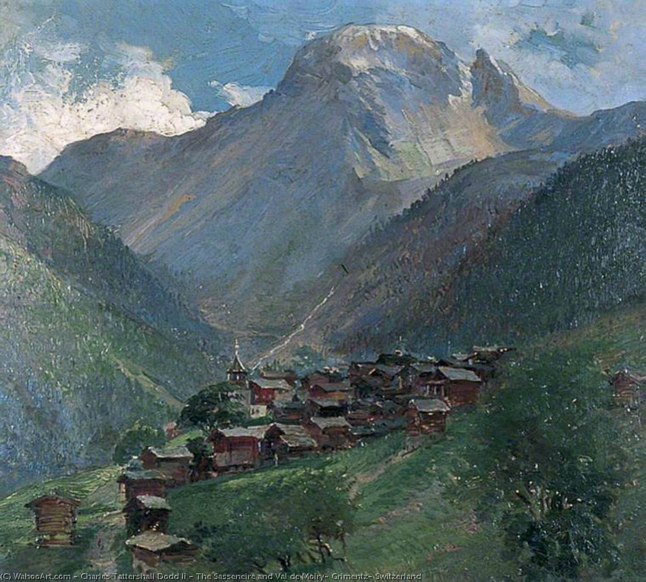 The Sasseneire And Val De Moiry, Grimentz, Switzerland — Charles Tattershall Dodd Ii