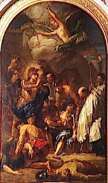 Saint Louis Soignant Les Blesses Apres La Bataille De Mansourah.1250 — Jean Baptiste Jouvenet