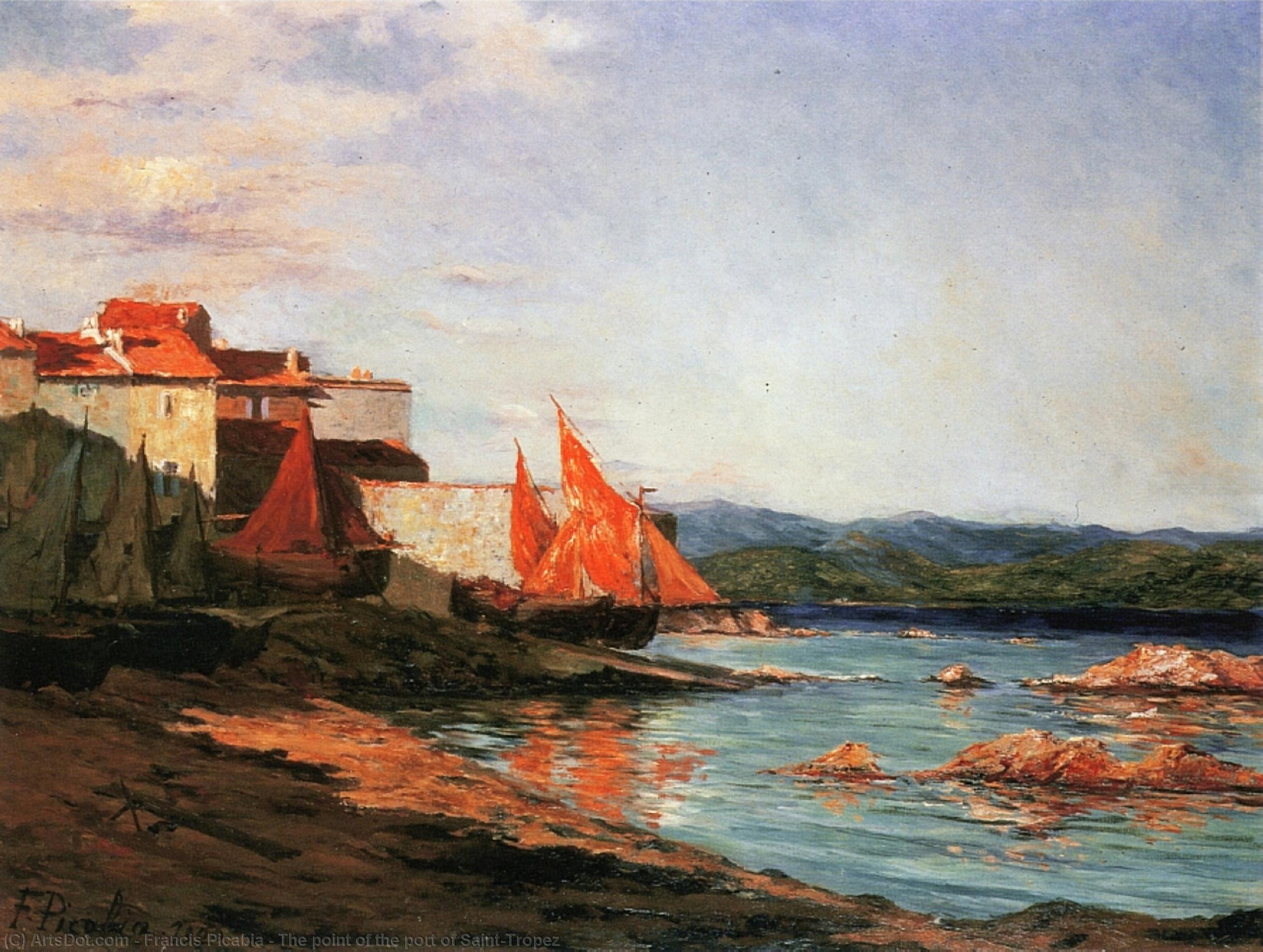 The Point Of The Port Of Saint-tropez — Francis Picabia