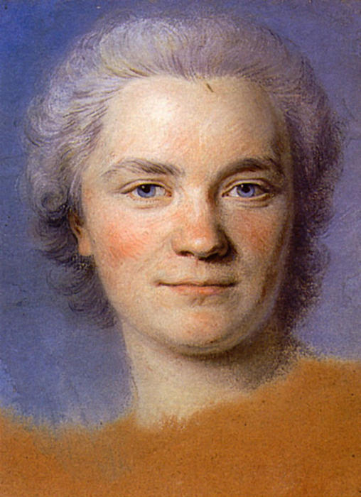 Preparation To The Portrait Of Mrs. Rougeau — Maurice Quentin De La Tour