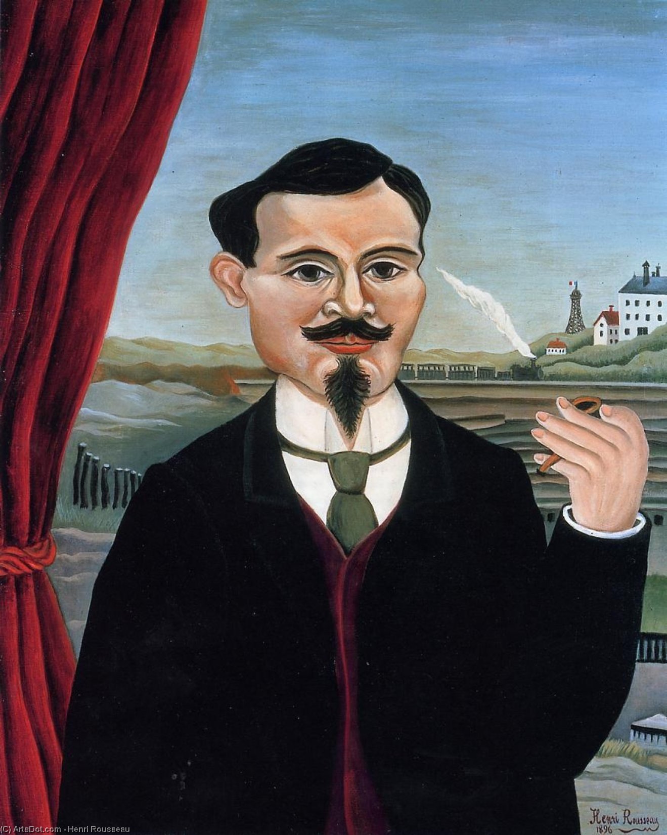 Portrait Of Leon-paul Fargue — Henri Julien Félix Rousseau (le Douanier)