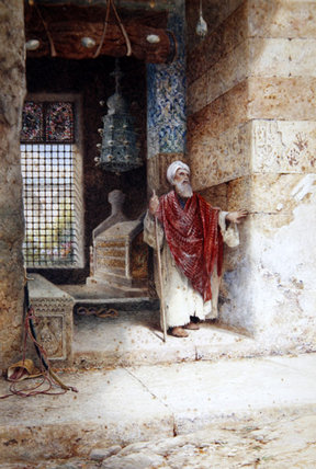 The Entrance To The Mosque — Charles Robertson
