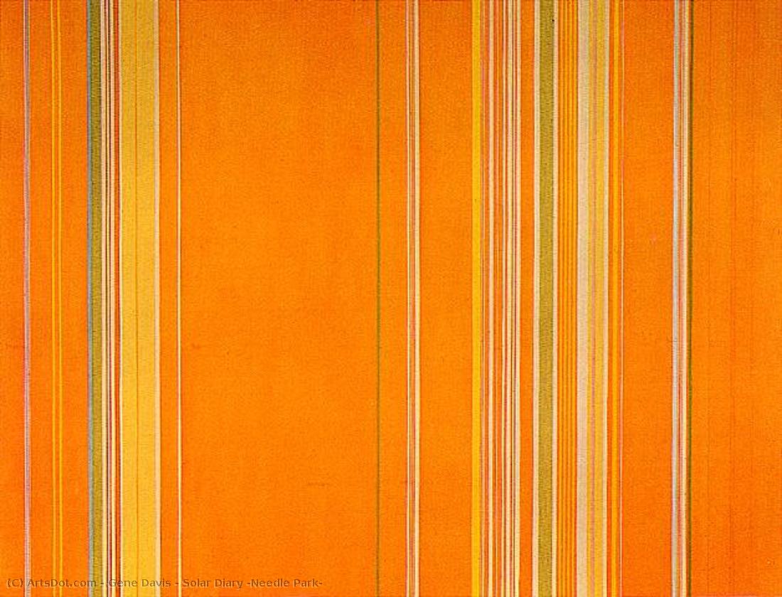Solar Diary (needle Park) — Gene Davis