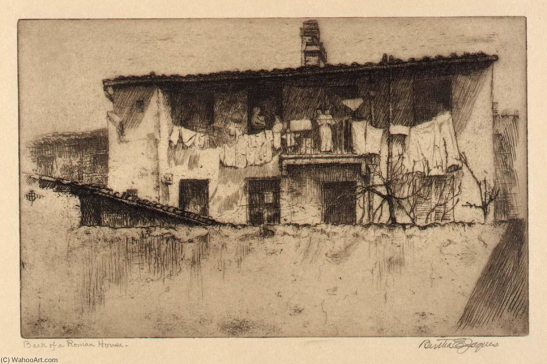 Back Of A Roman House — Bertha Evelyn Jaques