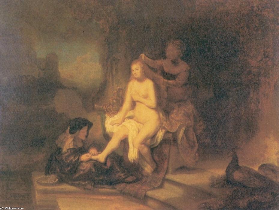 Die Toilette Von Batseba — Rembrandt Van Rijn