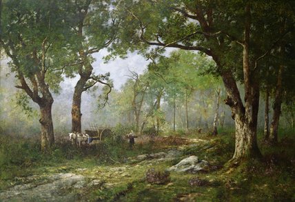 The Forest Of Fontainebleau — Leon Richet