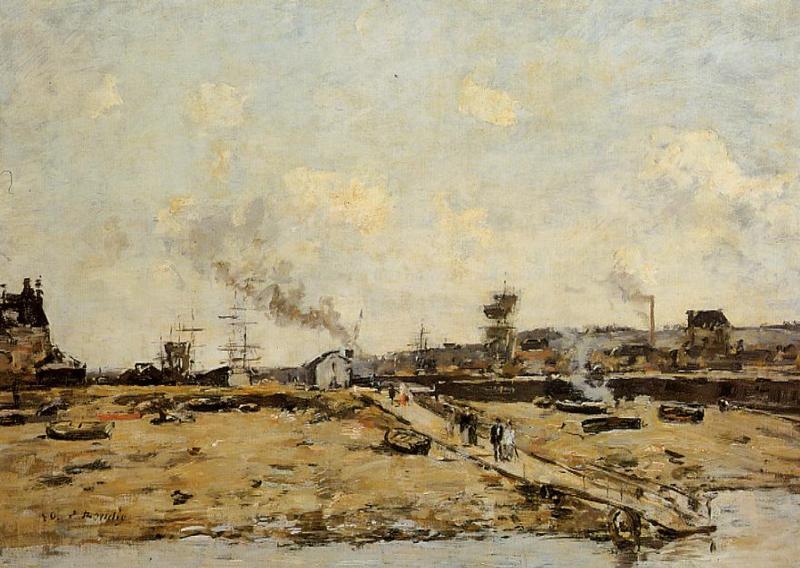 Trouville, The Ferry To Deauville — Eugène Louis Boudin