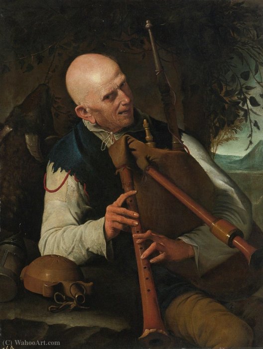 A Bagpiper By Pietro Paolini — Pietro Paolini