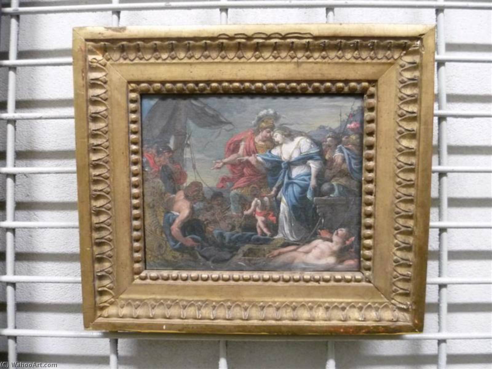 L'embarquement De Briseis (titre Moderne) Rencontre D'enée Et Didon (titre Ancien) — Joseph Marie Vien